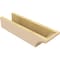 Ekena Millwork 6in. W x 4in. H x 20in. L Rivera Woodgrain TimberThane Rafter Tail, Primed Tan RFTUR06X04X20RIVRCPR - alternate 3